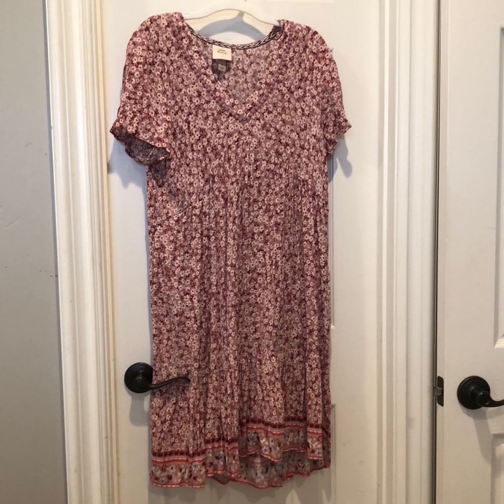 Beautiful Knox Rose Mauve Floral Dress Women’s S